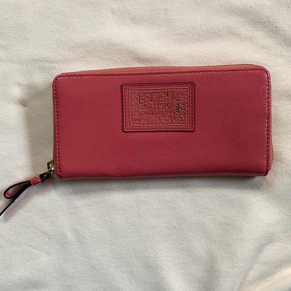 Coach Handbags - Coach Poppy Collection Coral Wallet